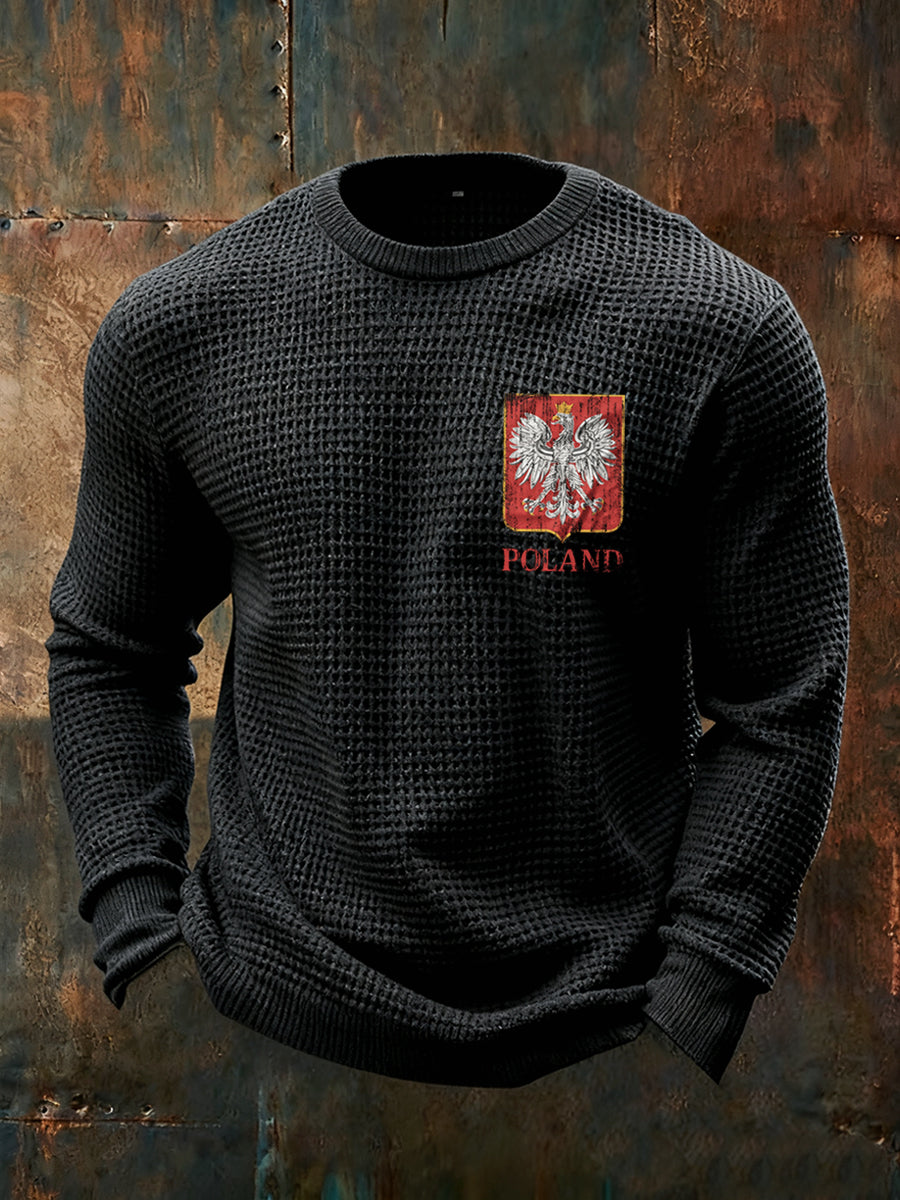 Męskie Vintage Fashion Casual z długim rękawem