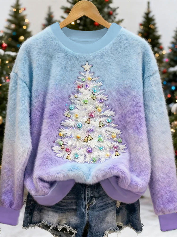 Damska choinka z nadrukiem Casual Top