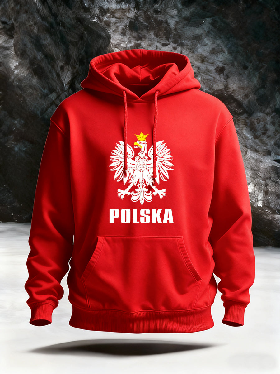 Męska bluza z kapturem w stylu vintage na co dzień