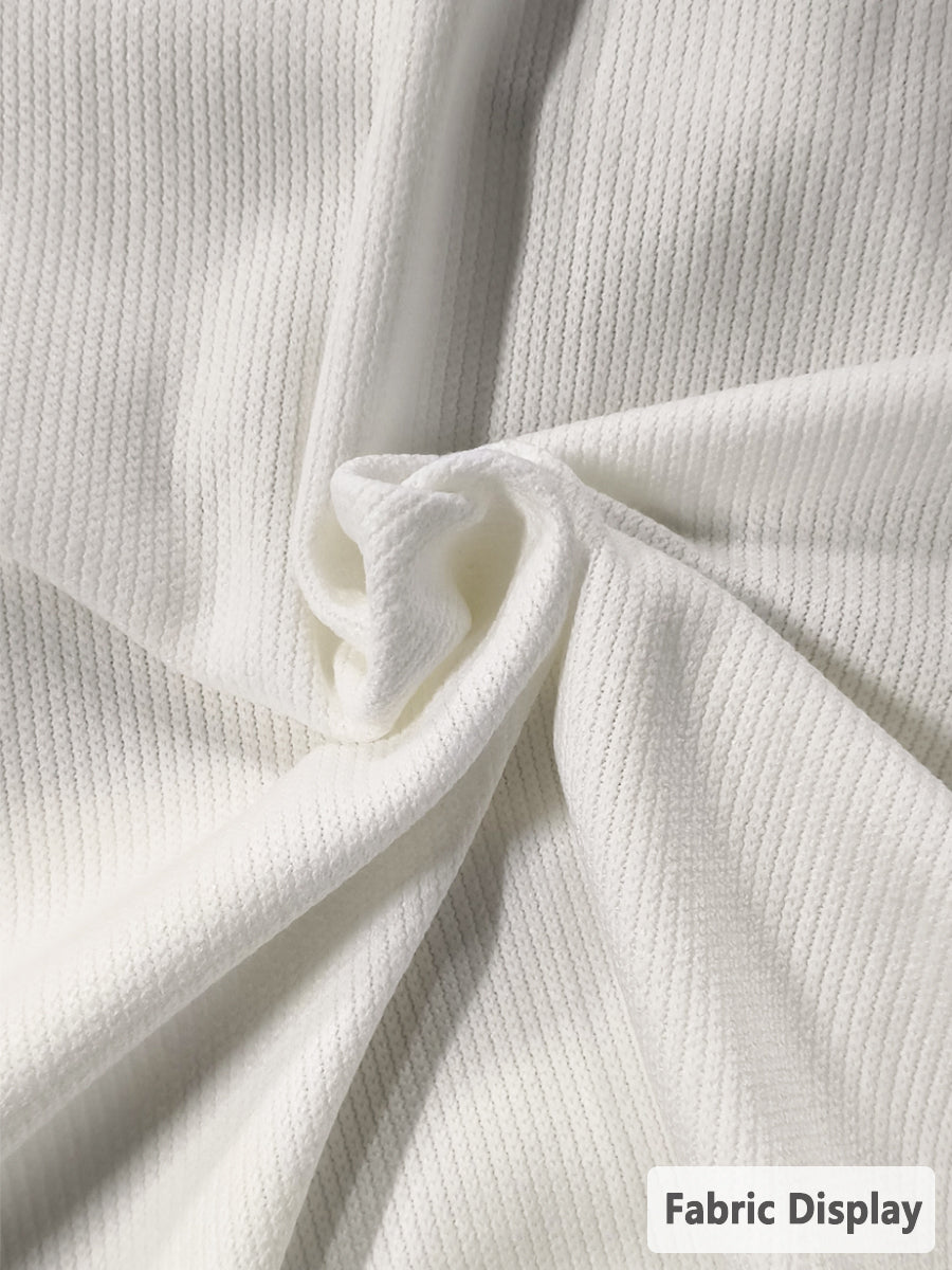 Damski Jezus jest powodem sezonu Krzyż żebrowana bluza z okrągłym dekoltem