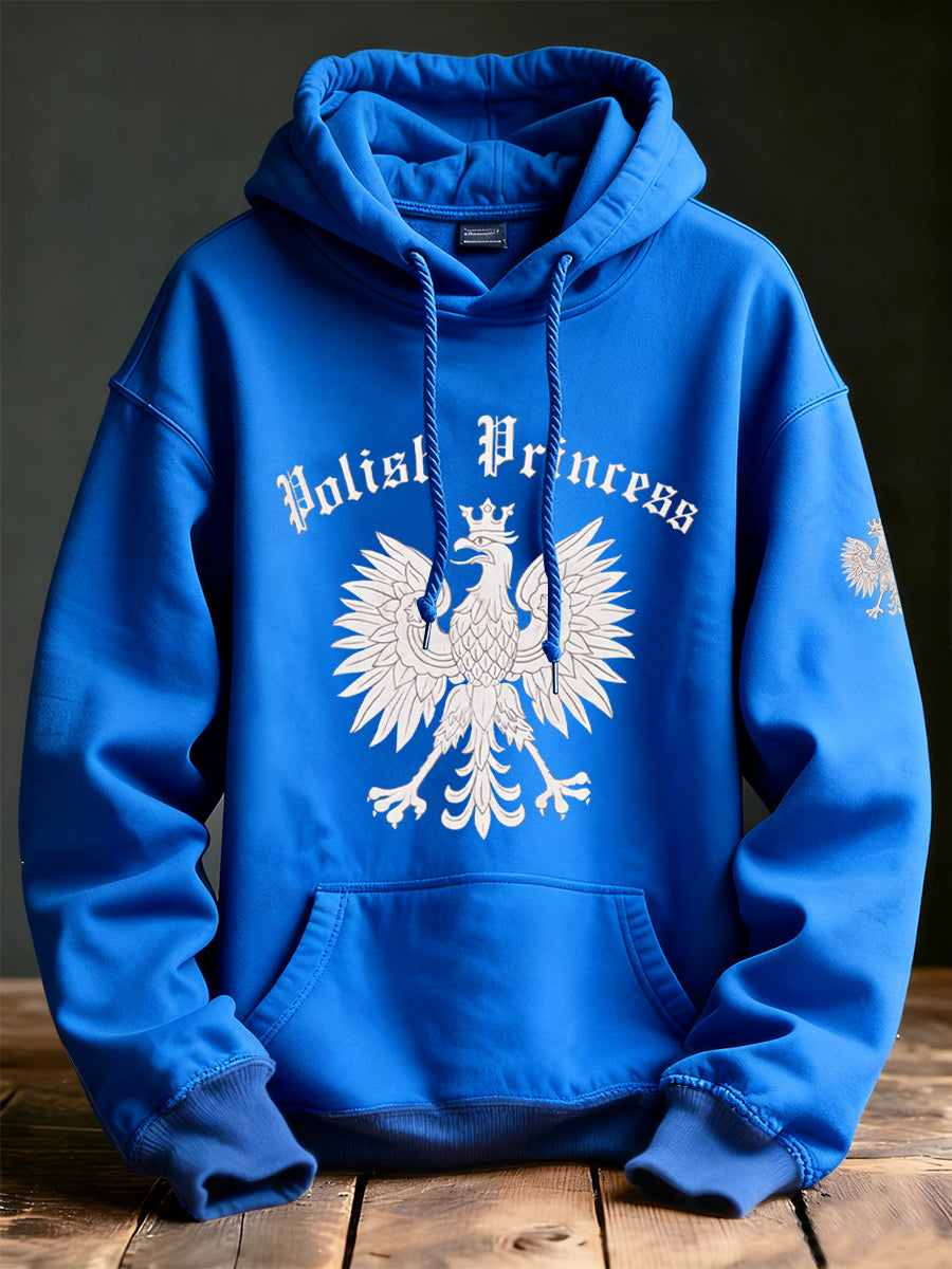 Męska moda vintage Casual Bluza z kapturem