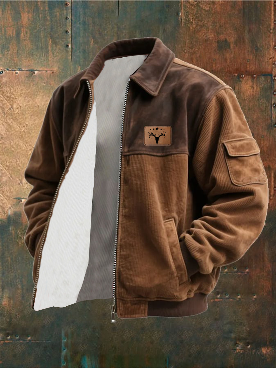 Męska kurtka zachodnia Vintage