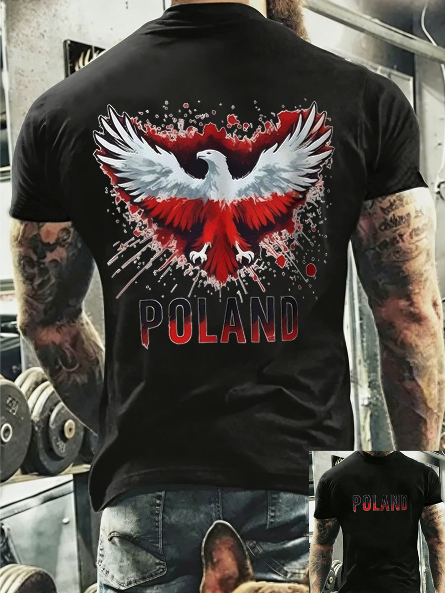 Męska koszulka z krótkim rękawem typu loose-fit Crew Neck