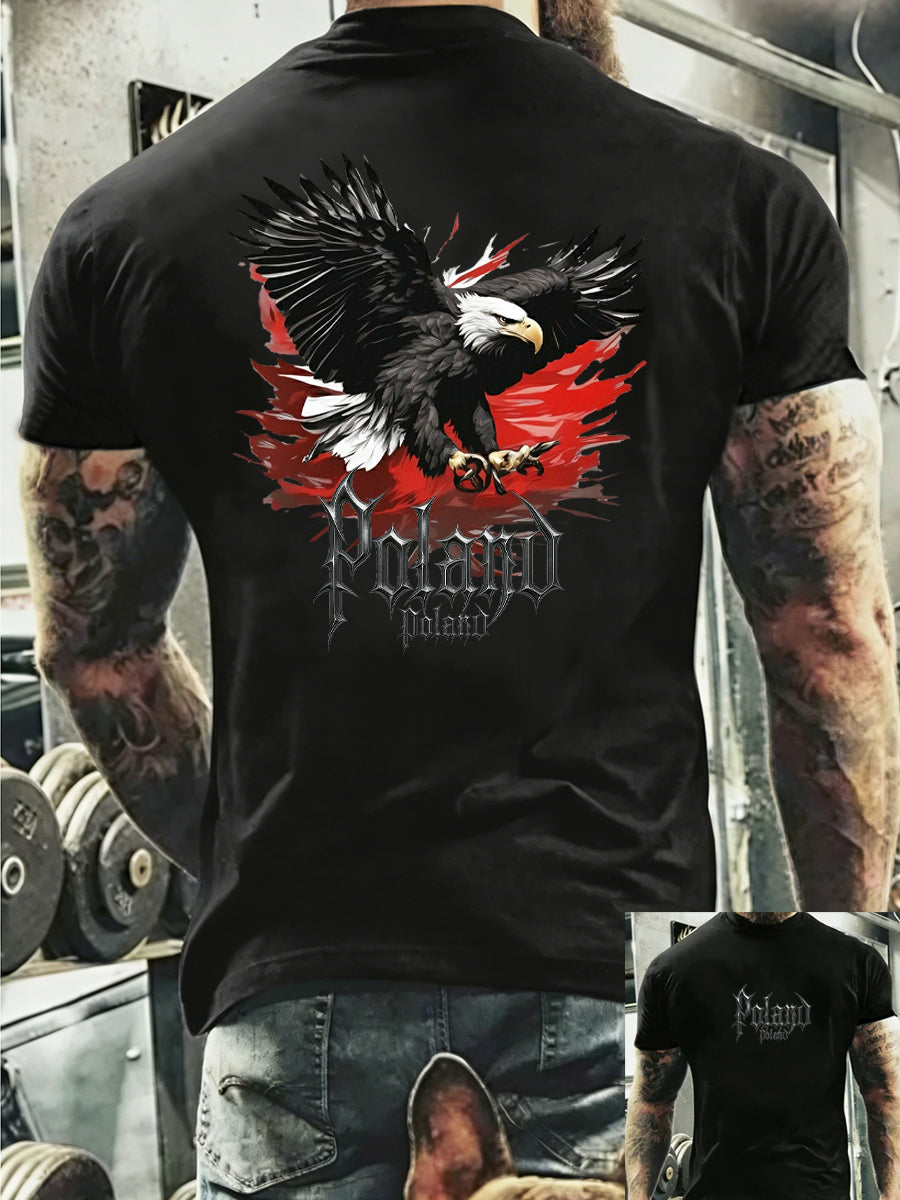 Męska koszulka z krótkim rękawem typu loose-fit Crew Neck