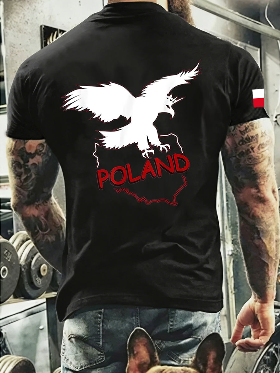 Męska koszulka z krótkim rękawem typu loose-fit Crew Neck