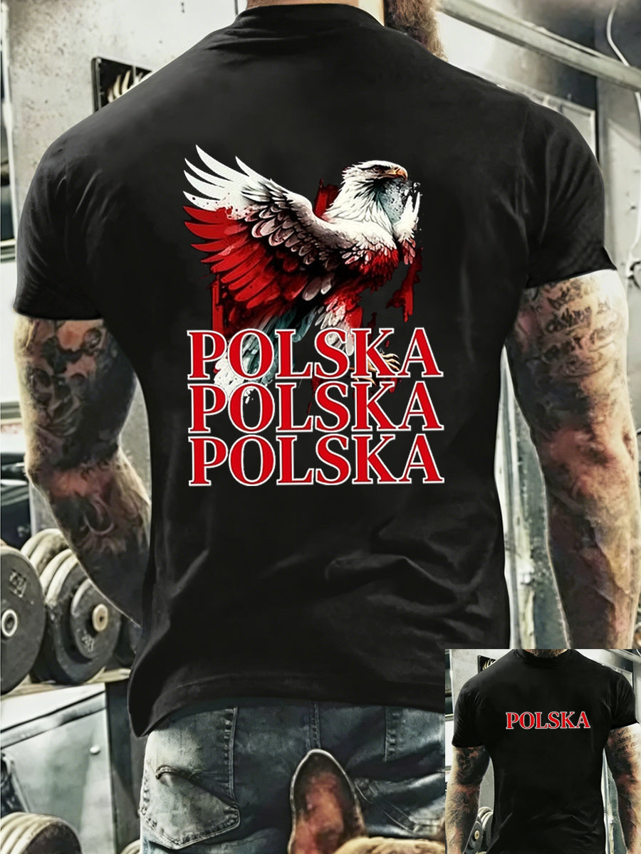 Męska koszulka z krótkim rękawem typu loose-fit Crew Neck