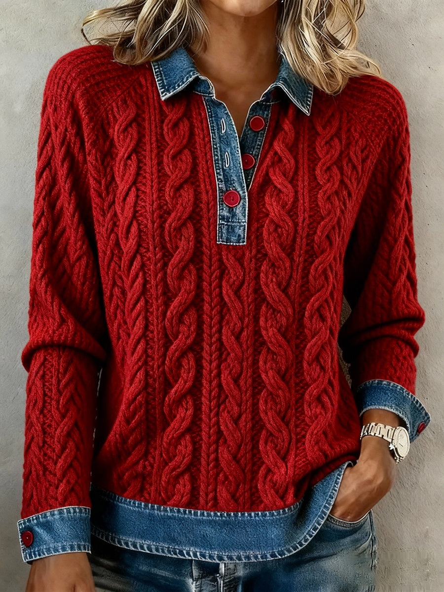 Damskie topy geometryczne jesień i zima