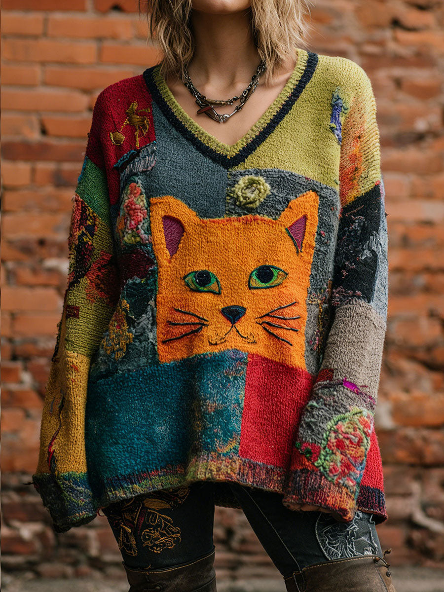 Damskie bluzki z dekoltem w szpic w stylu retro