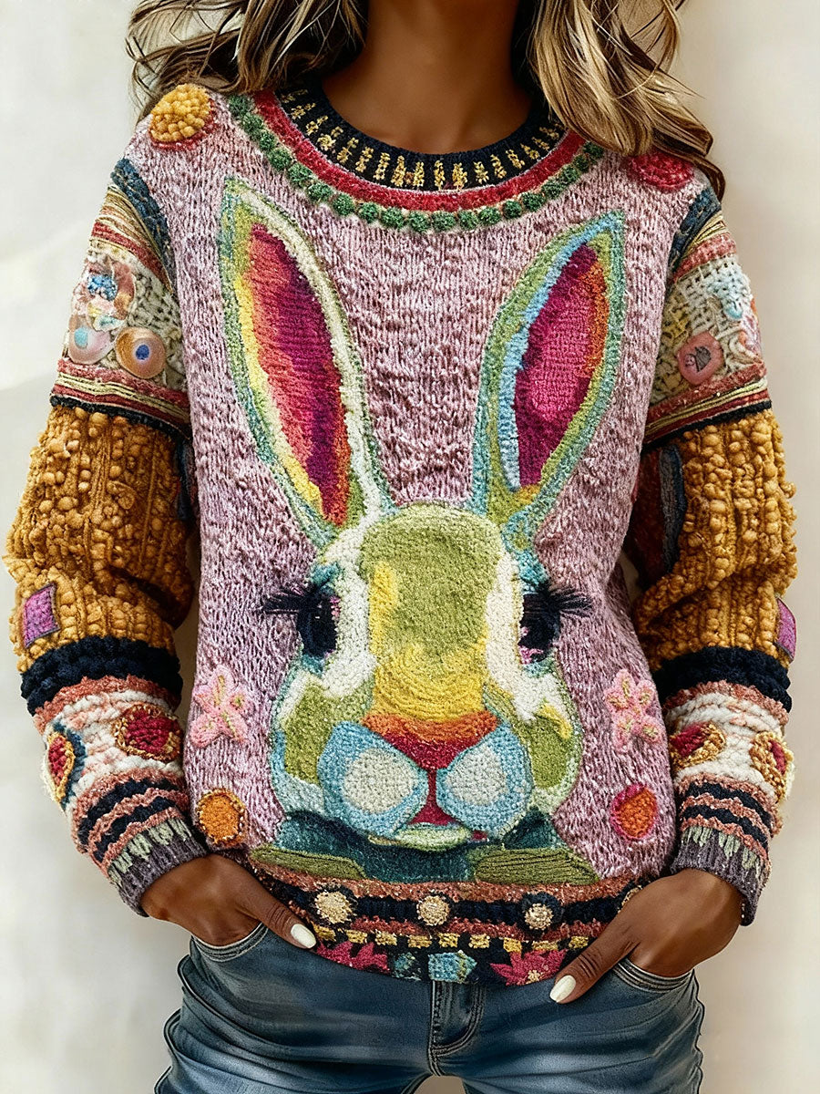 Damskie topy Vintage Rabbit