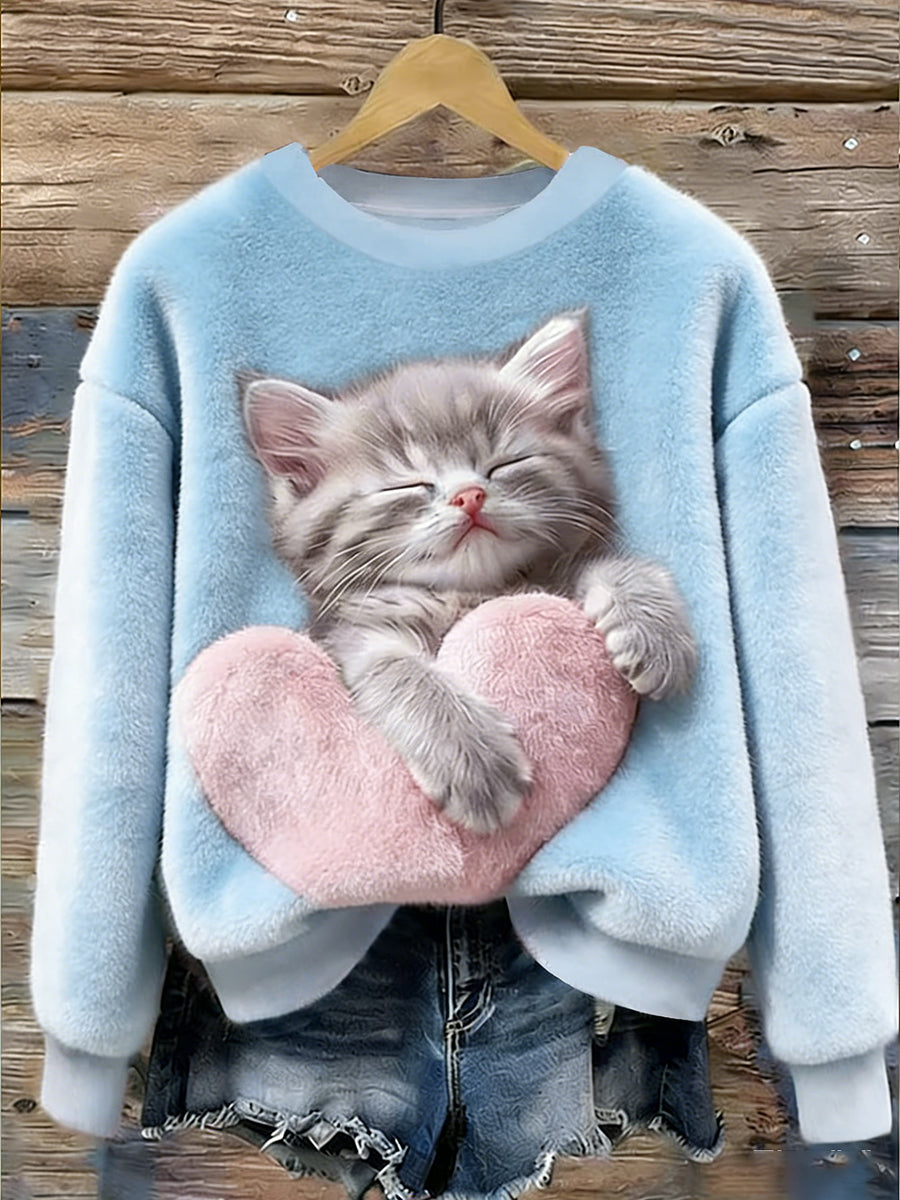 Flanelowa bluza z kapturem dla kobiet