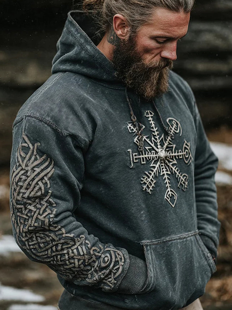 Męska bluza z kapturem Viking