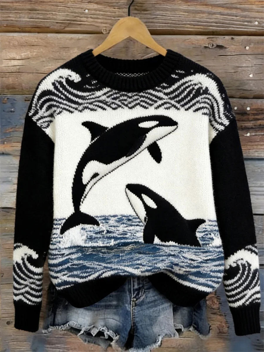 Damska bluza z nadrukiem Ocean Animal