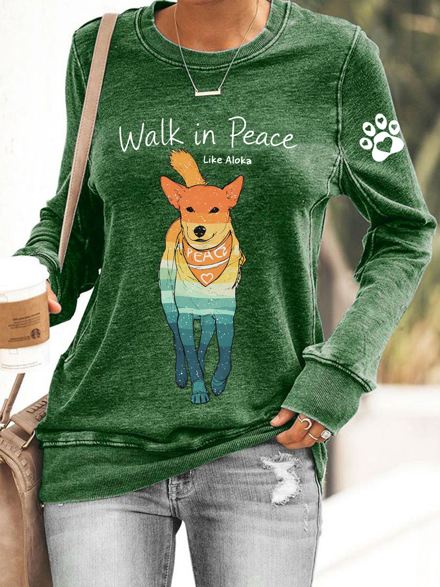 Damska bluza z poliestrem Aloka Walk for Peace
