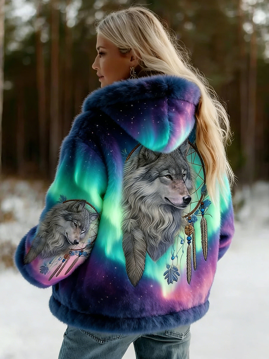 Damska kurtka z flanelowym wzorem Viking w stylu celtyckim w stylu vintage