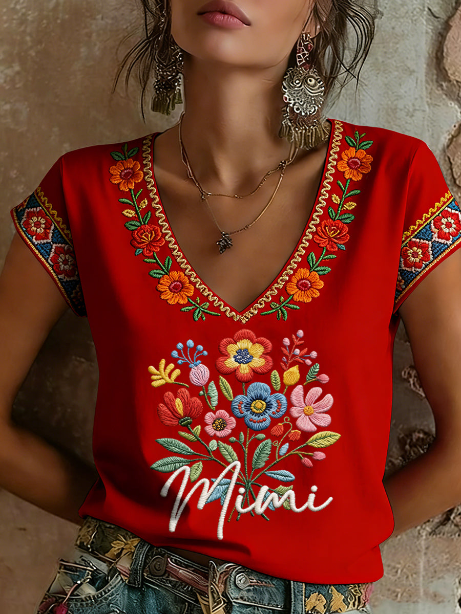 Koszulka meksykańska sztuka Cinco de Mayo dla kobiet