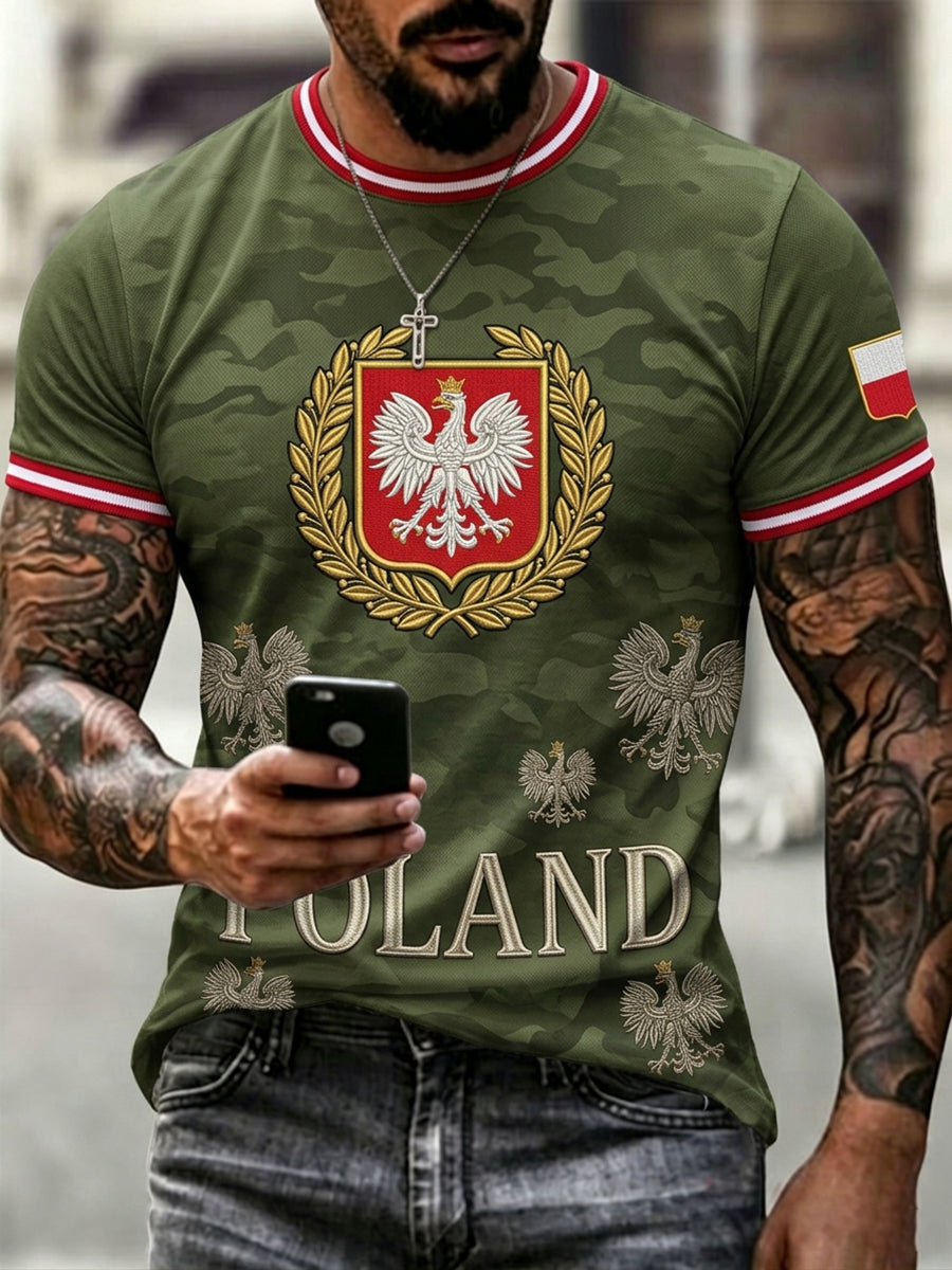 Męski t-shirt z krótkim rękawem