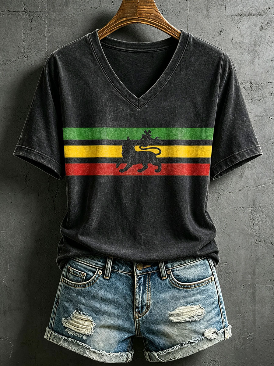 Koszulka damska inspirowana reggae