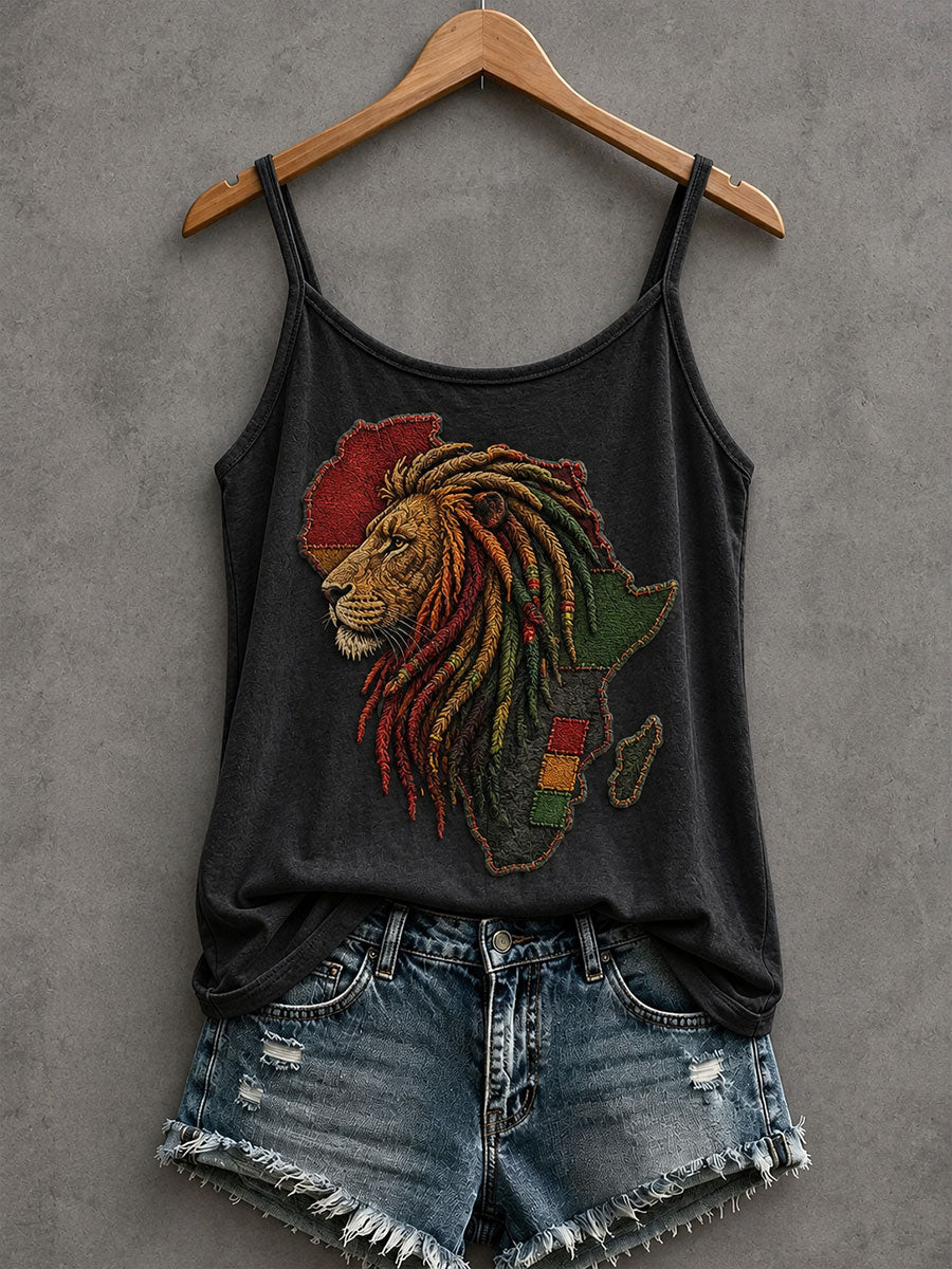 Tank top dla kobiet inspirowany reggae