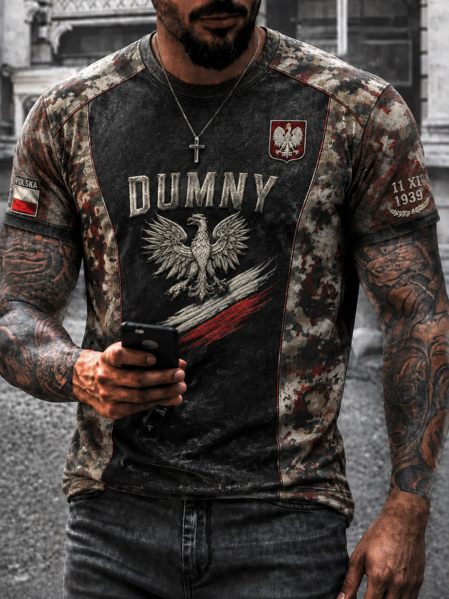 Pamiątkowa koszulka Vintage Polish Eagle Pride