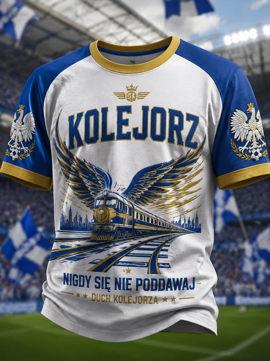 Poznański Fan Piłki Nożnej Vintage Heritage Tee