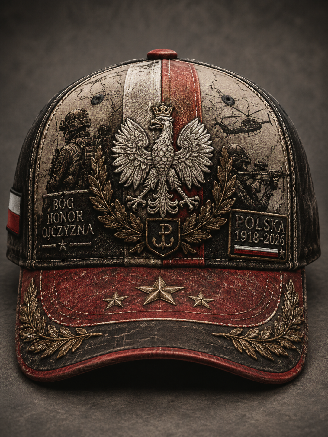 Czapka unisex polskich sił zbrojnych