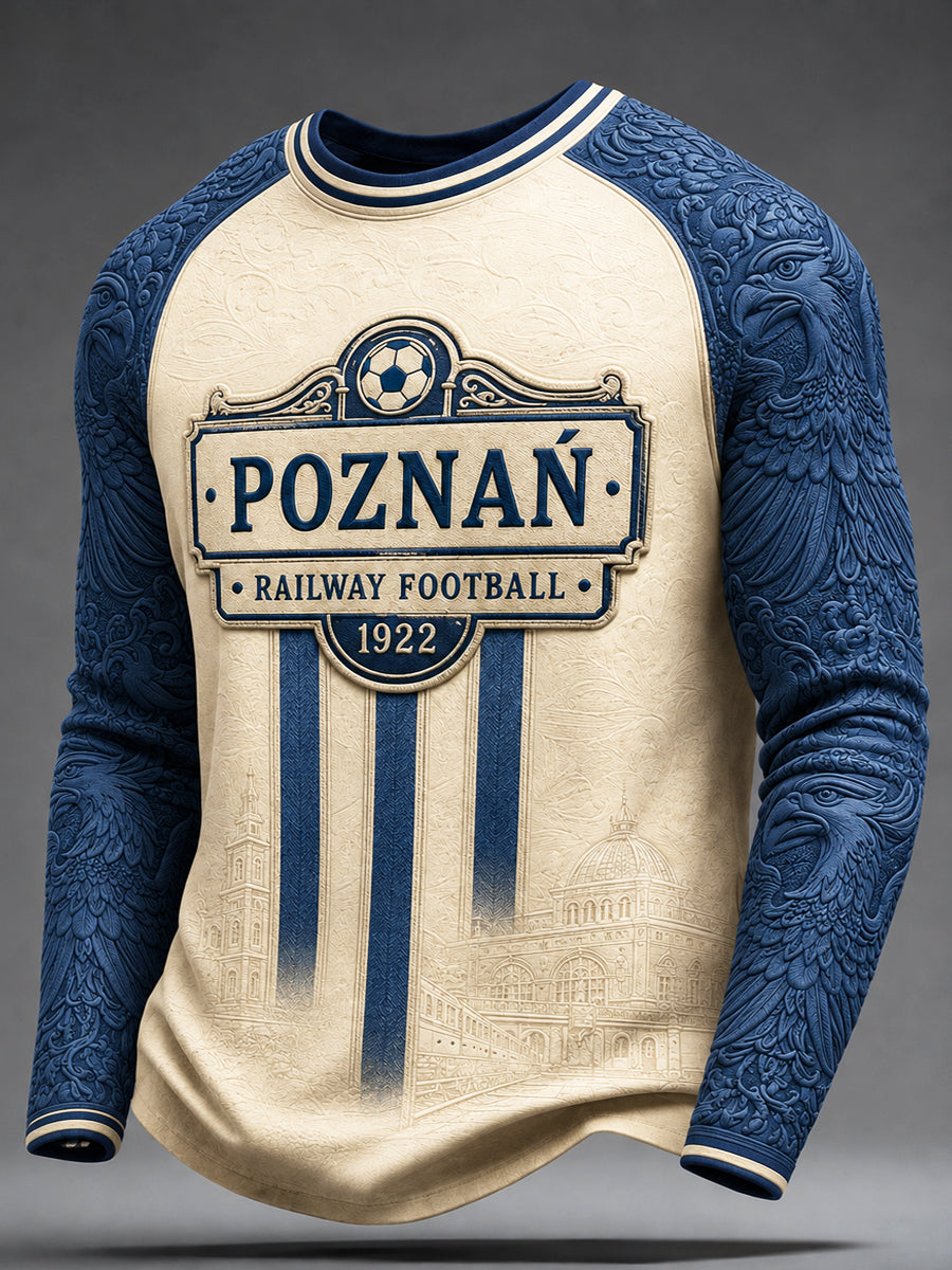 Wieczny Lech Piłka nożna Klasyczna Patchwork T-Shirt