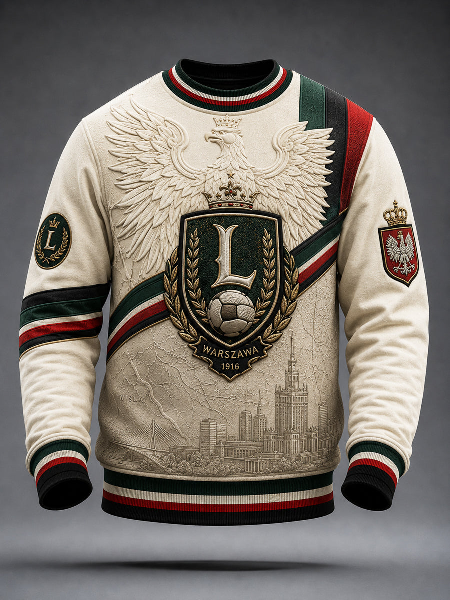 Klasyczna bluza Retro Warsaw Football Club