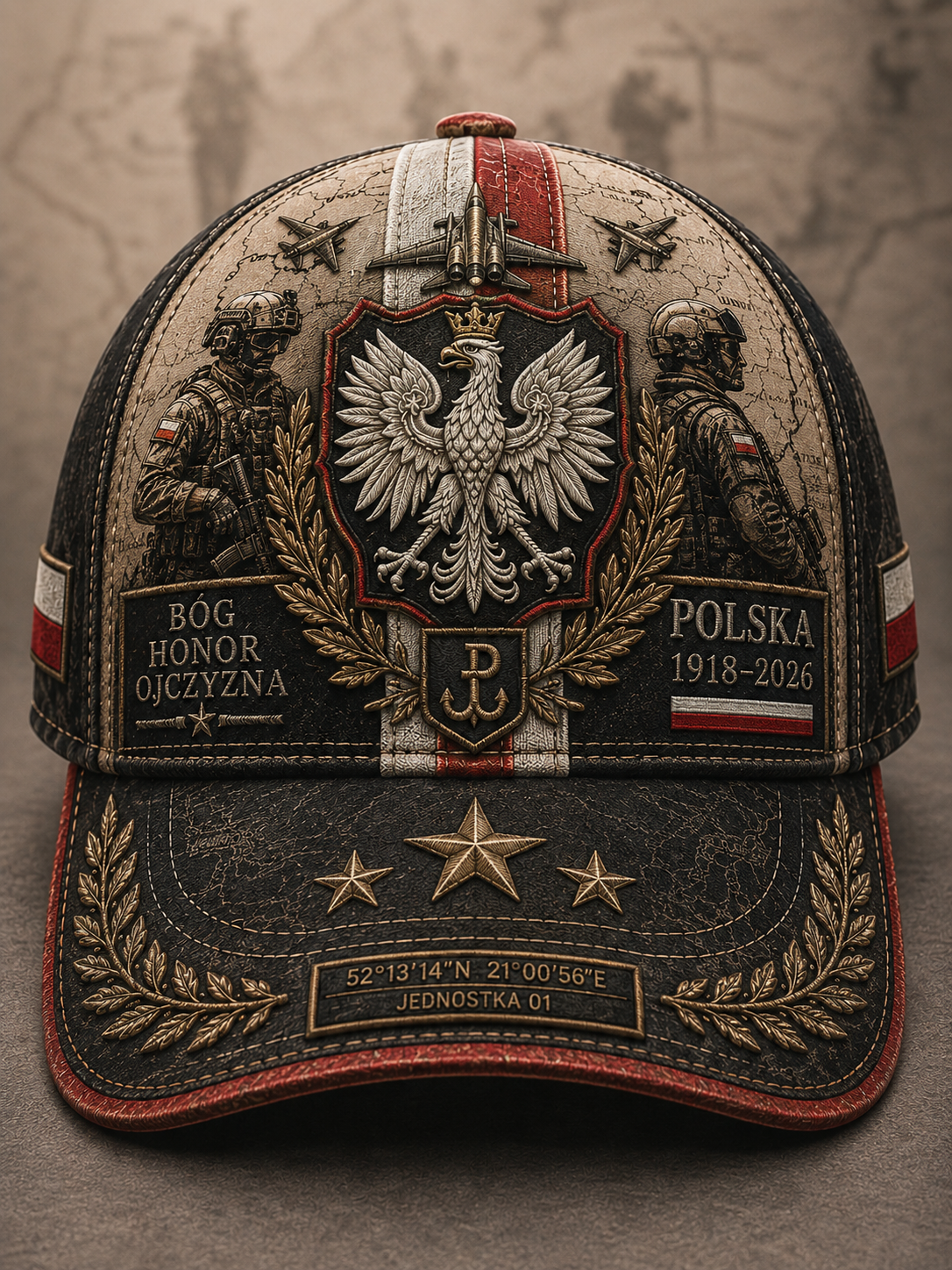 Polska kultura wojskowa czapka uniseks