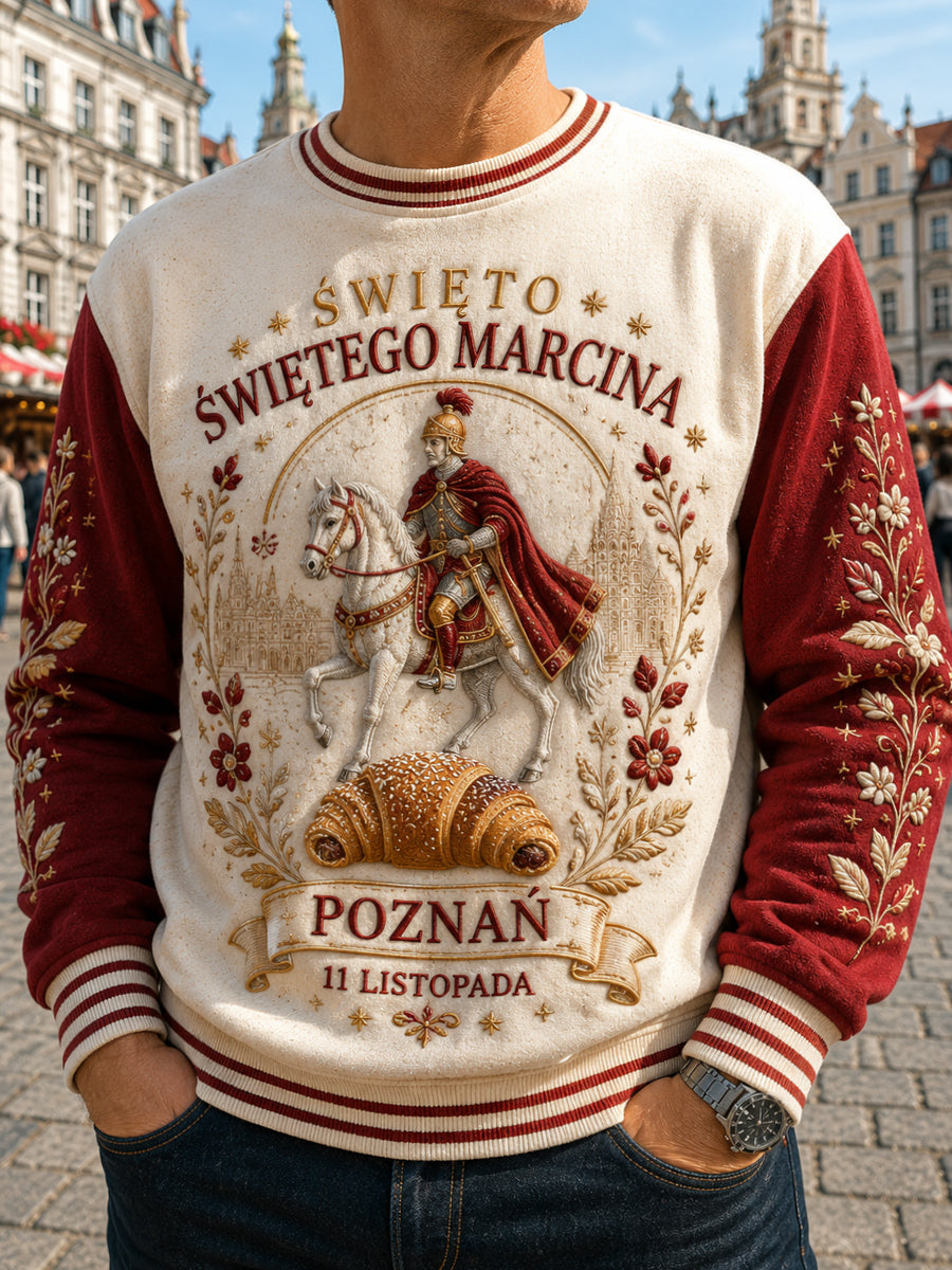 Męski patchworkowy zestaw na retro festiwal San Martín