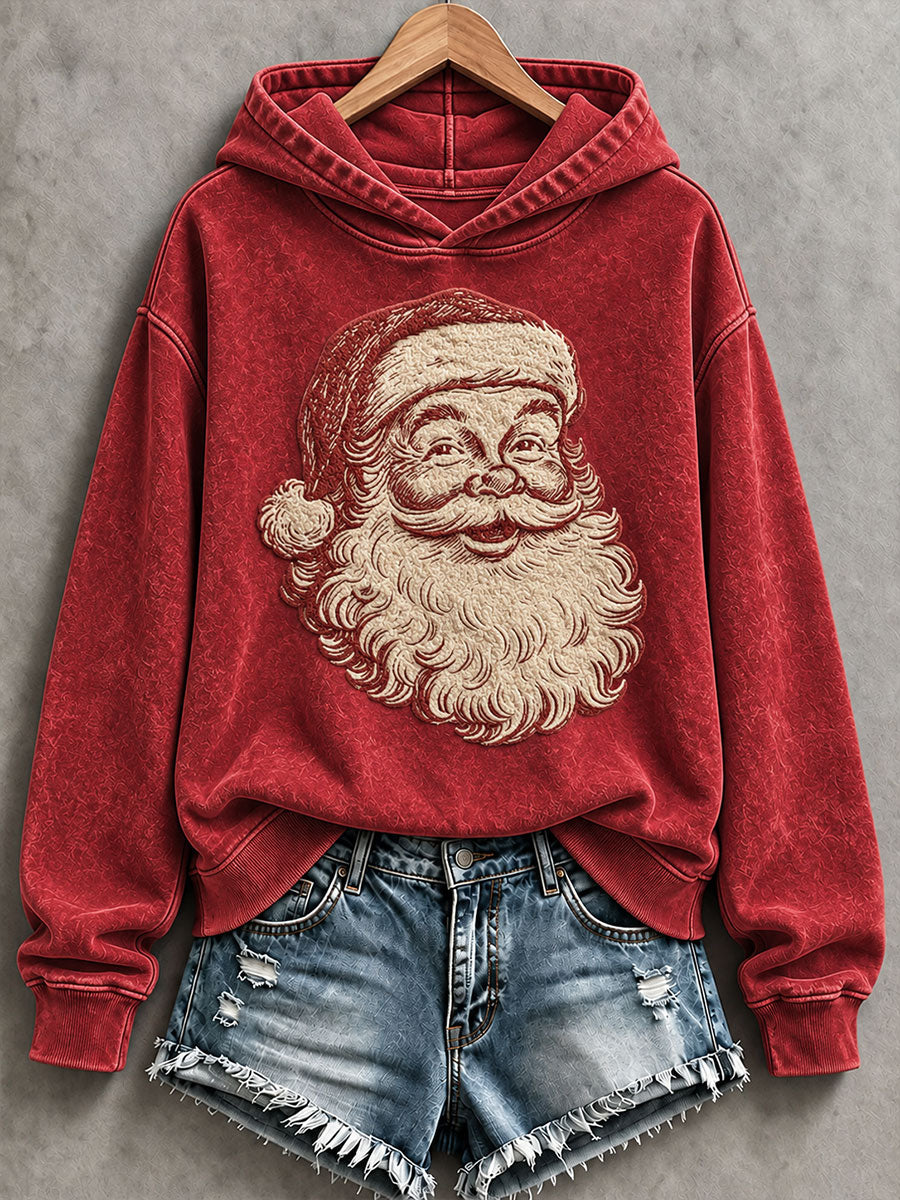 Damska świąteczna bluza z nadrukiem Santa