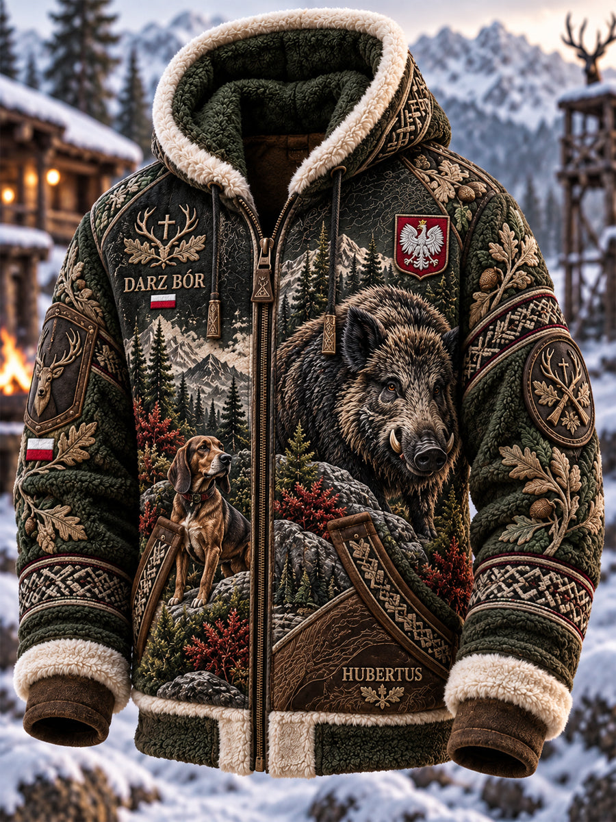 Kultowa flanelowa kurtka myśliwska dla mężczyzn