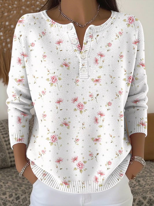 Damski różowy top z nadrukiem raka piersi