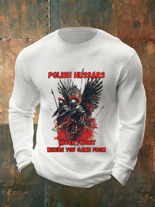 Męskie Vintage Fashion Casual z długim rękawem