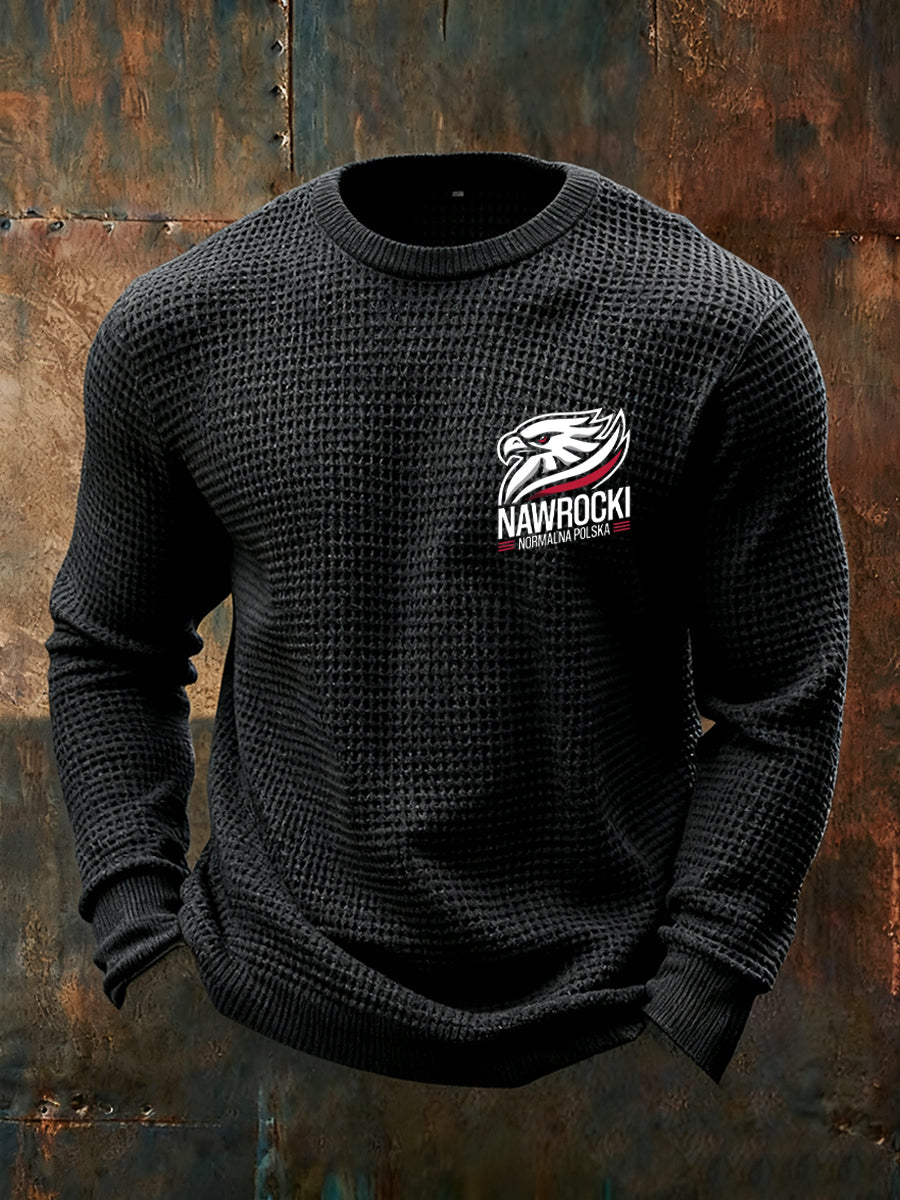 Męskie Vintage Fashion Casual z długim rękawem