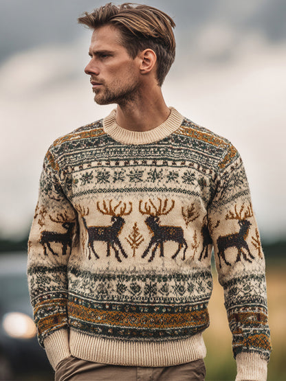 Męski sweter bożonarodzeniowy