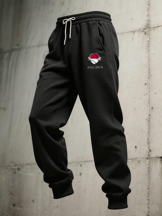 Męskie Vintage Moda Casual Długie Spodnie