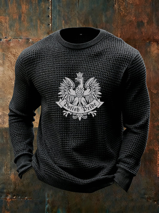 Męskie Vintage Fashion Casual z długim rękawem