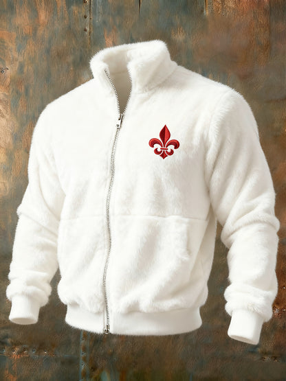 Dorywczo ciepła flanelowa kurtka kardigan dla mężczyzn