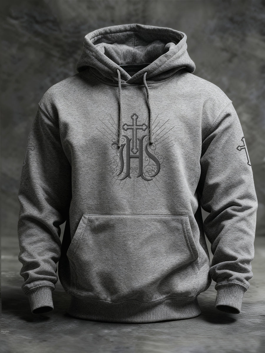 Luźna bluza z kapturem w stylu vintage