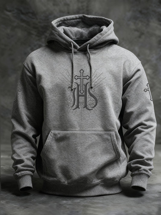 Luźna bluza z kapturem w stylu vintage