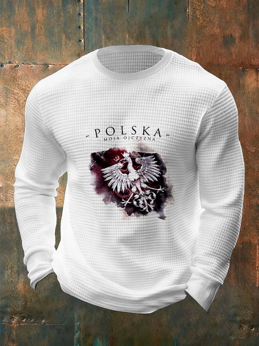 Męskie Vintage Fashion Casual z długim rękawem