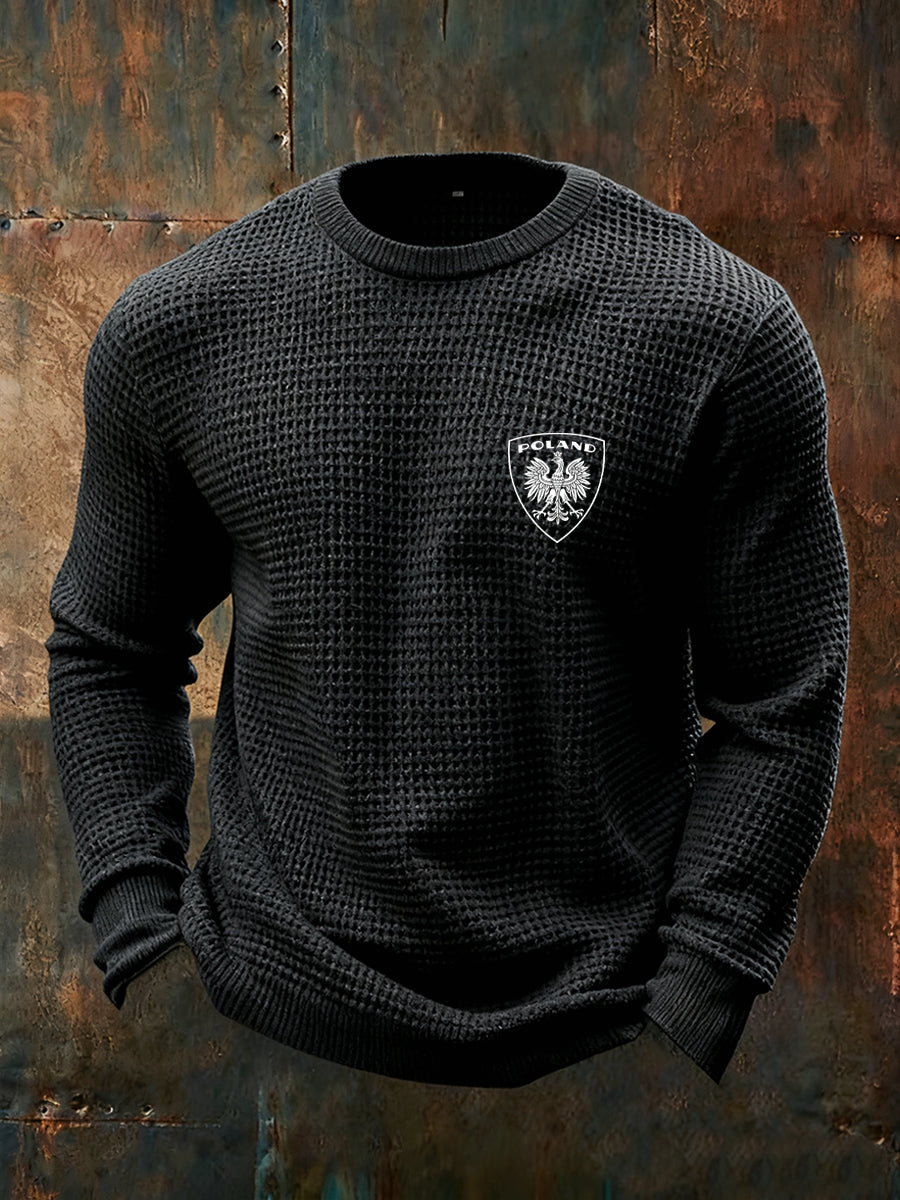 Męskie Vintage Fashion Casual z długim rękawem