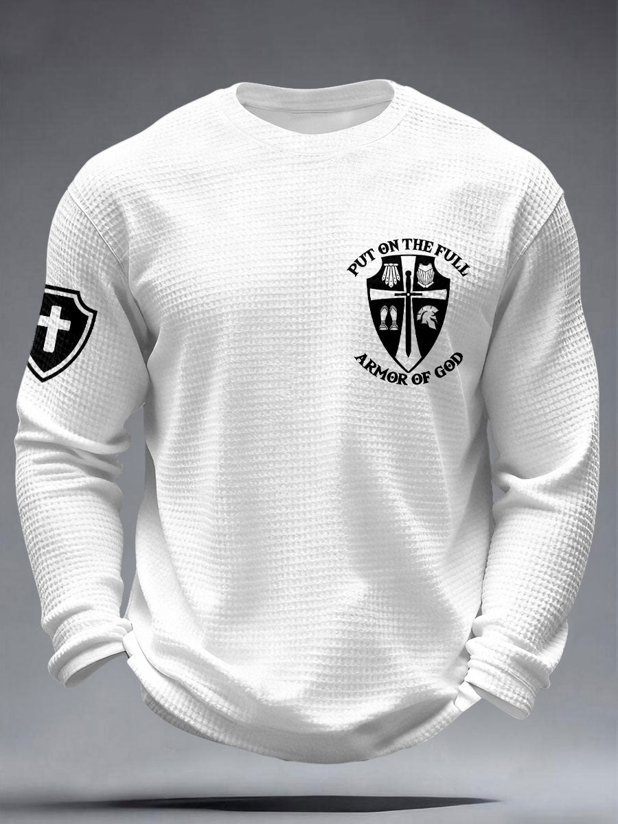 Męskie koszulki „ Załóż pełną zbroję Boga”