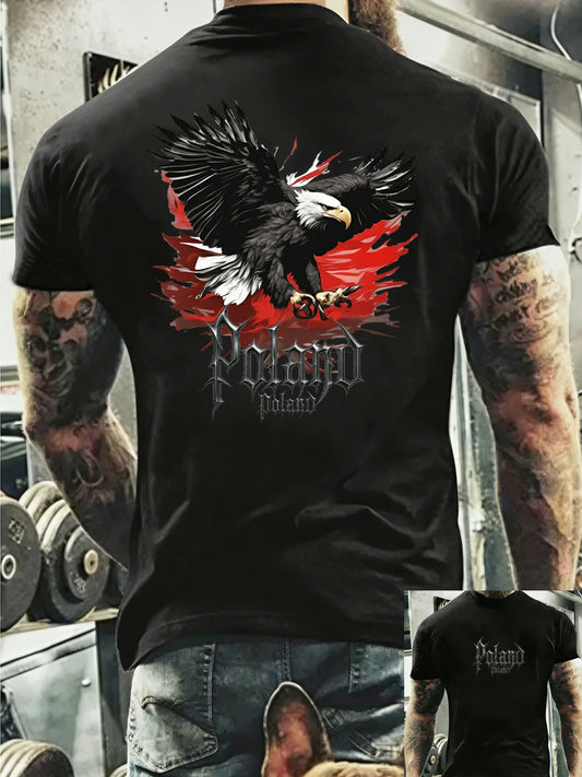 Męska koszulka z krótkim rękawem typu loose-fit Crew Neck