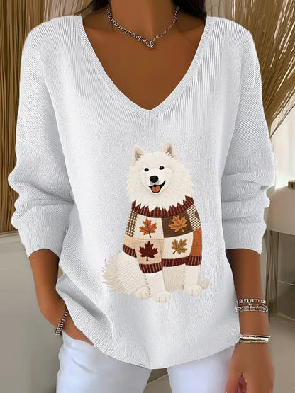 Damski prążkowany top z prążkowanym dekoltem w szpic