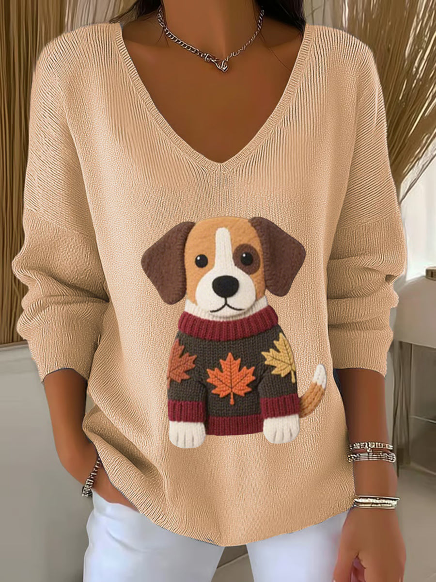 Damski prążkowany top z prążkowanym dekoltem w szpic