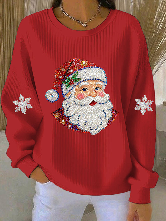 Damska świąteczna bluza z nadrukiem na co dzień