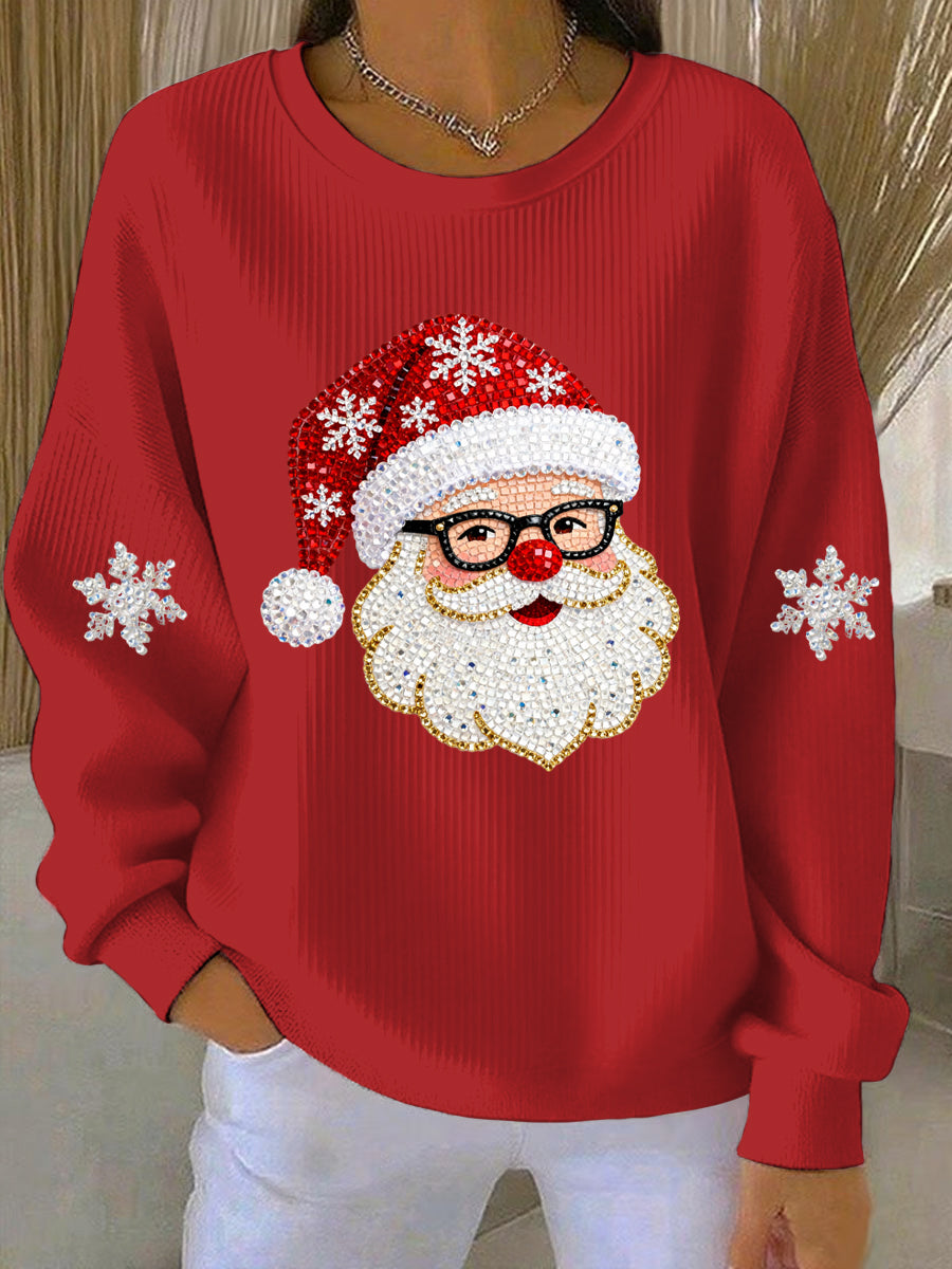 Damska świąteczna bluza z nadrukiem na co dzień