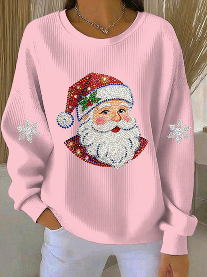 Damska świąteczna bluza z nadrukiem na co dzień