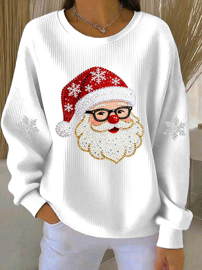 Damska świąteczna bluza z nadrukiem na co dzień